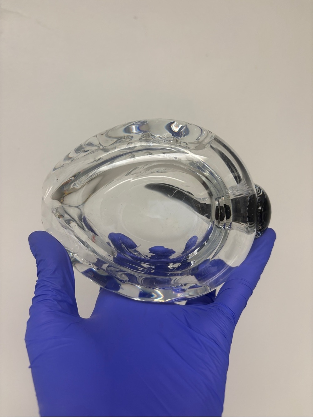 Belfor Crystal Swan Trinket Dish 7.5” MCM - Picture 4 of 10
